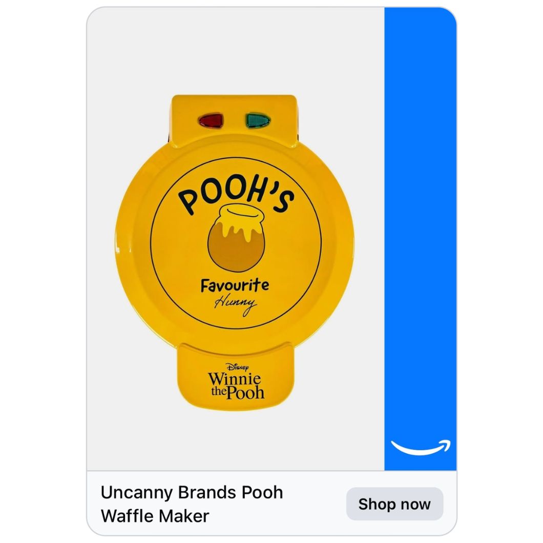 Prime Big Deal Days winnie the pooh waffle maker