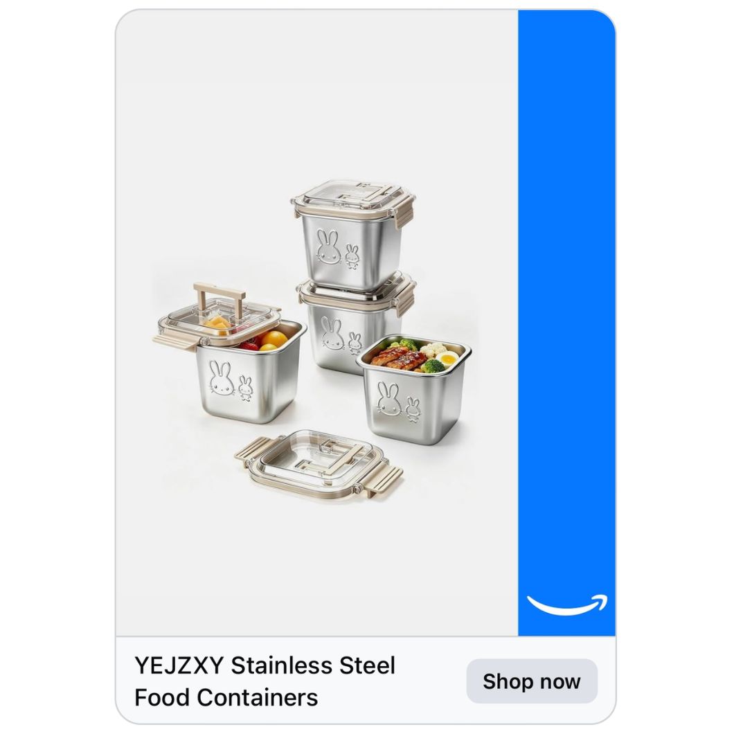 Prime Big Deal Days cute stainless steel snackboxes