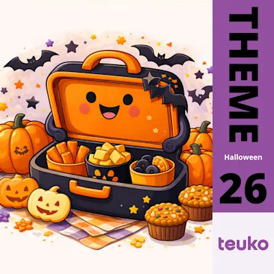 Teuko Halloween lunchbox challenge 2026
