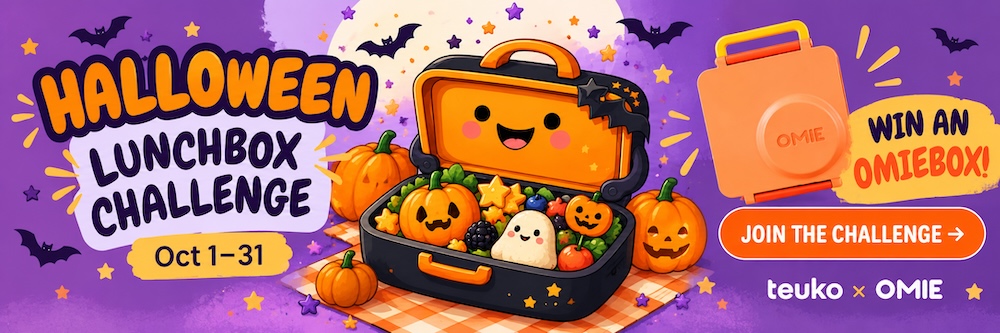 Halloween lunchbox challenge 2026 Teuko x Omie