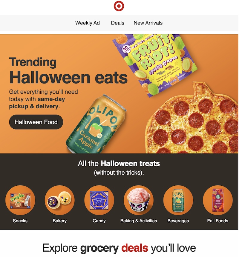Target Halloween Food October 2026