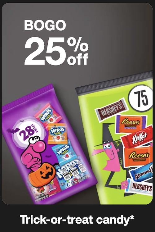 Target trick or treat candy October 2026