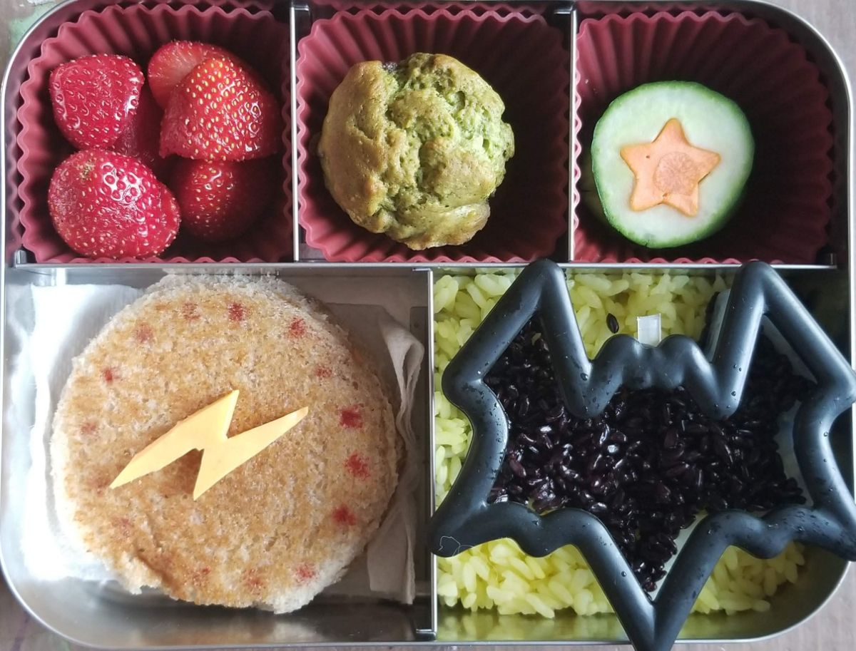 Superhero lunch — lunchbox by Avocardiomom