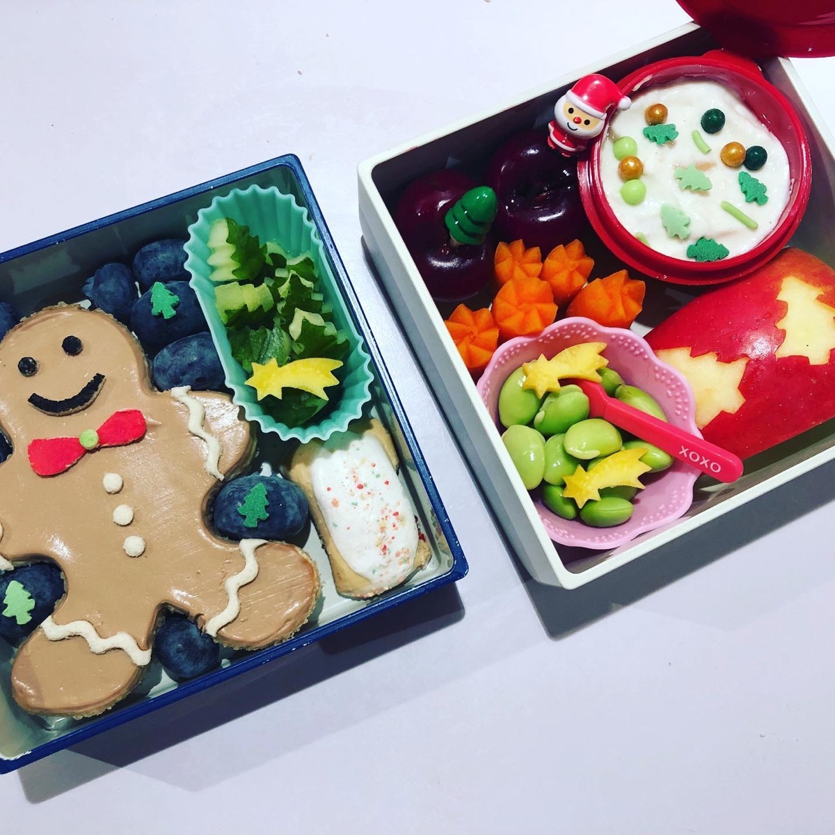 Gingerbread — lunchbox by Silkes bentoboxes