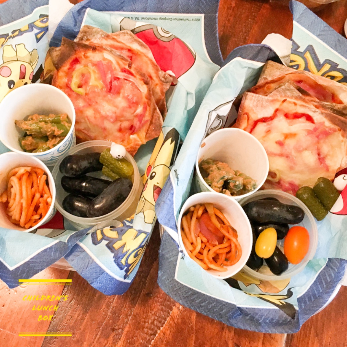 Mini pizza lunch — lunchbox by Painapplez