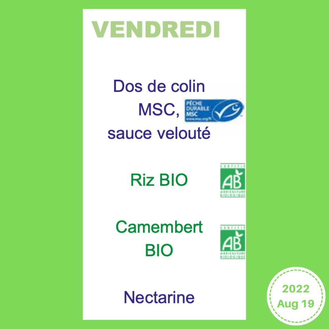 French School Lunch Menu — lunchbox by Paris School Menus