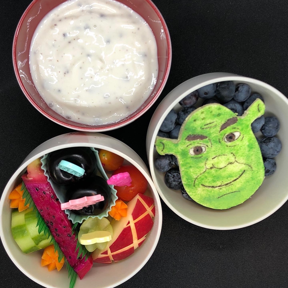Shrek — lunchbox by Silkes bentoboxes