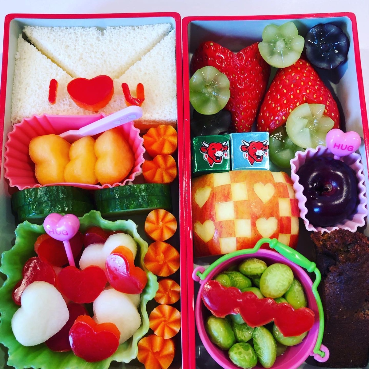 Happy Valentine’s Day — lunchbox by Silkes bentoboxes