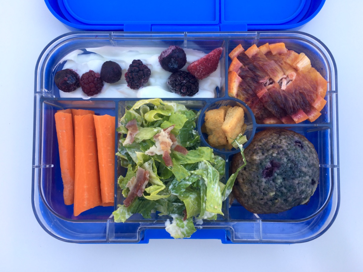 Caesar Salad Lunch — lunchbox by @learningandlovingtolunch