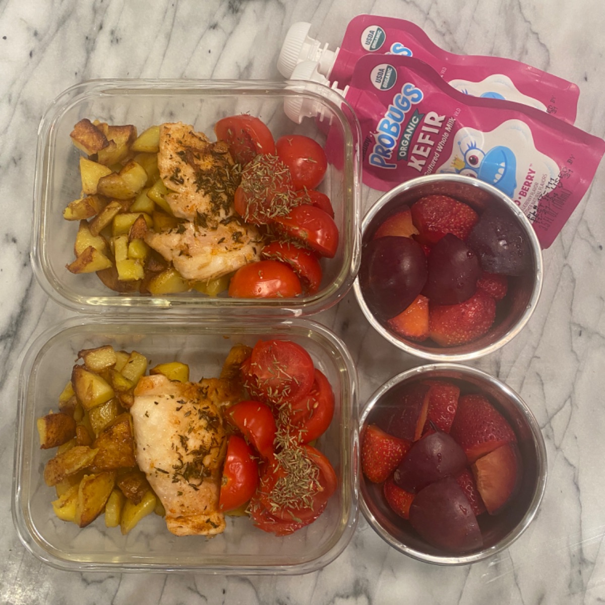 Poulet-frites — lunchbox by Jessica