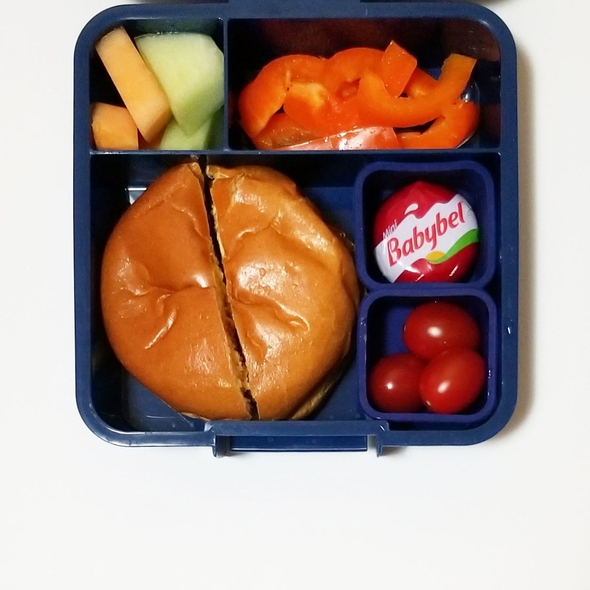 Homemade hamburger — lunchbox by Lunches_by_lindsay