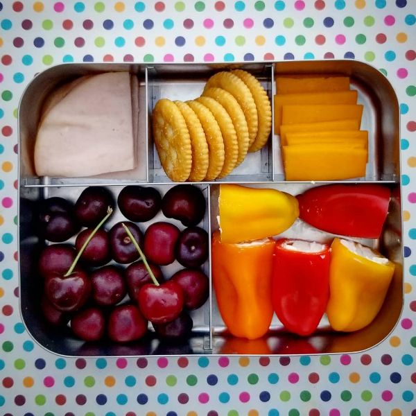 #Teuko Easy Healthy Colorful DYI Lunchable Bento — lunchbox by TeukoLove
