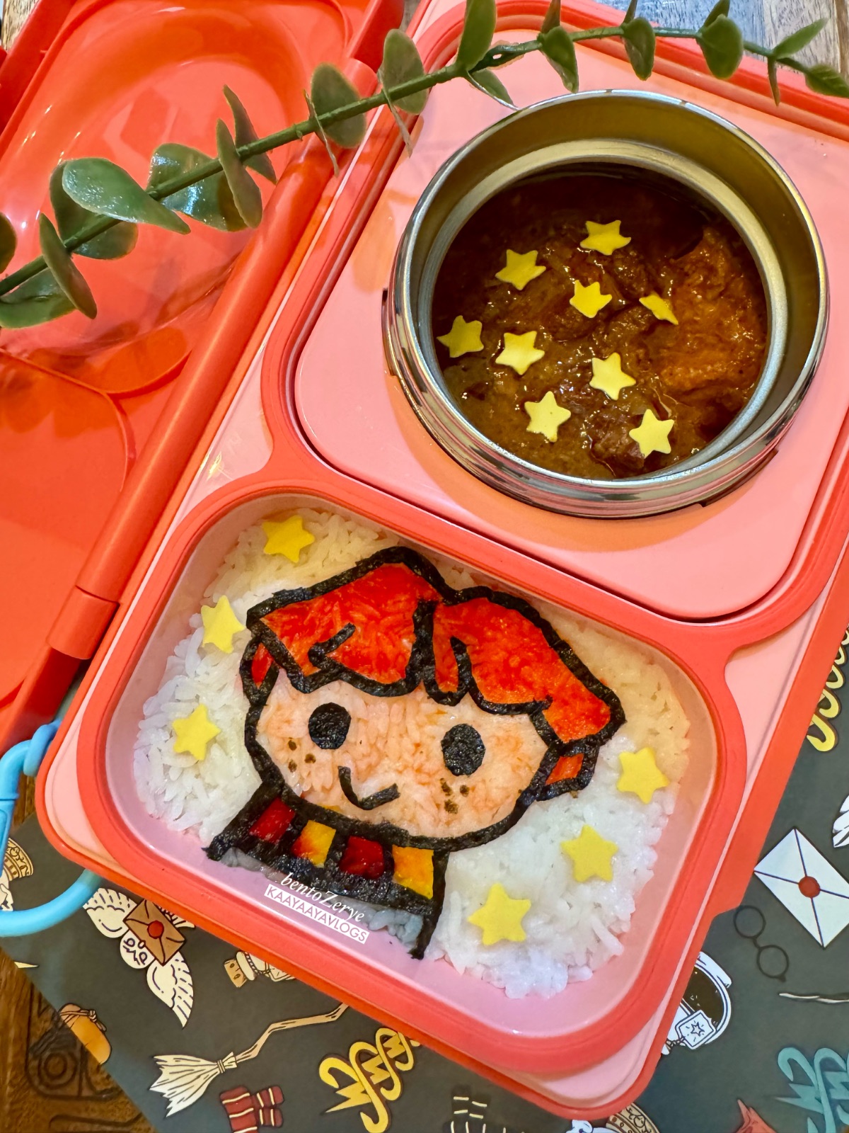 Ron Weasley Nori Art Lunchbox Idea — lunchbox by _kaayaaya