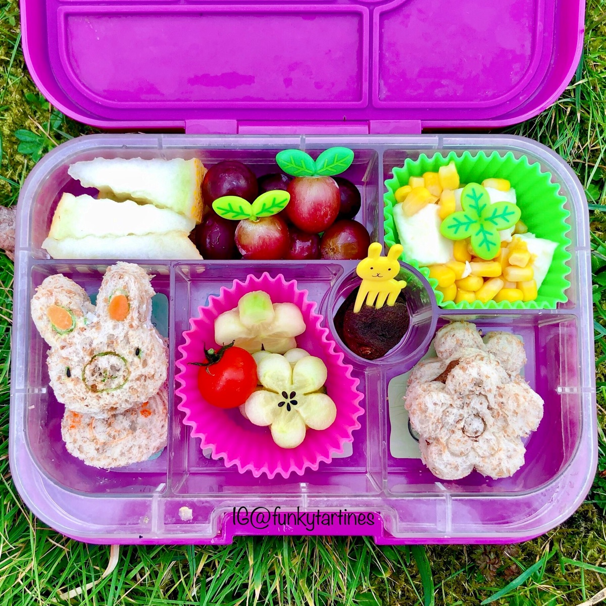 Spring vibe — lunchbox by funkytartines