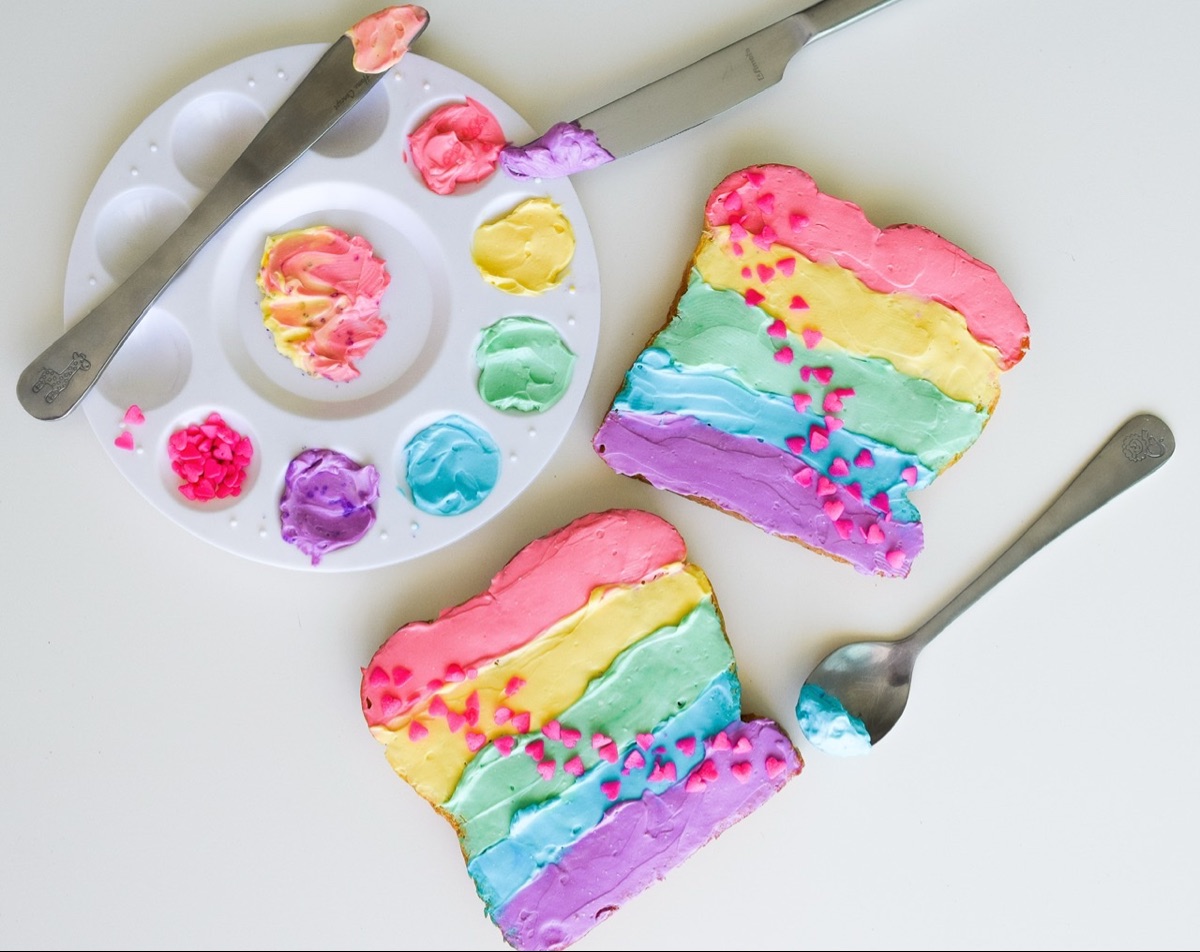 Rainbow Sandwich — lunchbox by LunchWithLoveRD
