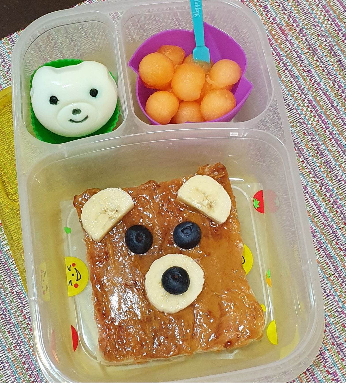 Mr. Bear Breakfast — lunchbox by myrahsbentobox