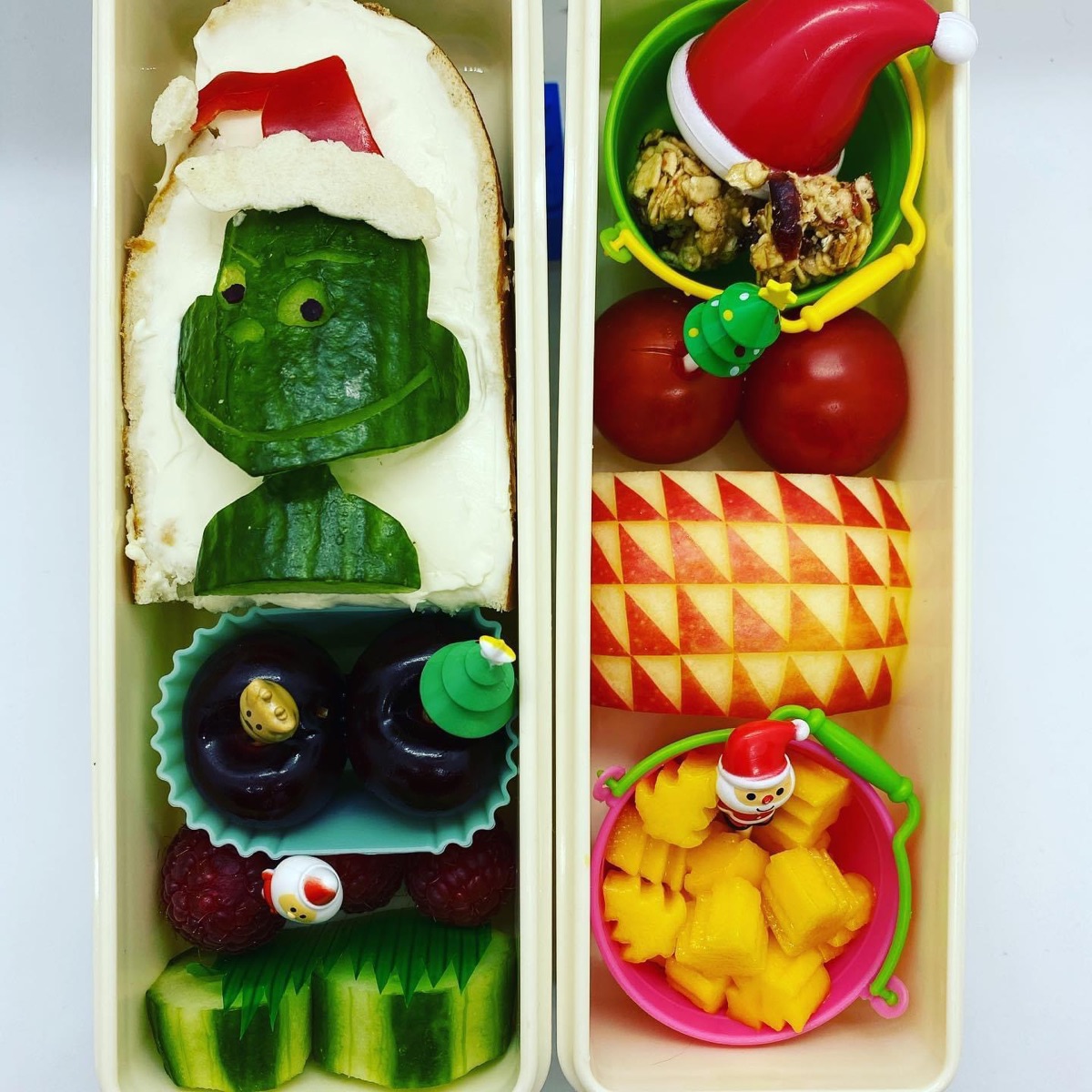 The grinch — lunchbox by Silkes bentoboxes