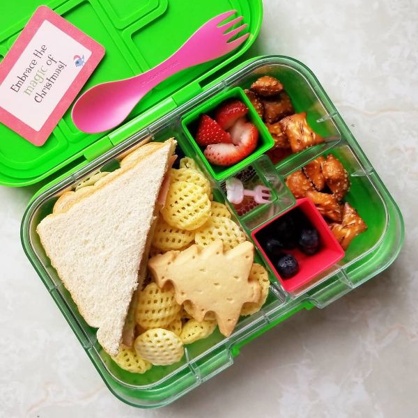 #Teuko Christmas Tree Shortbread cookie — lunchbox by TeukoLove