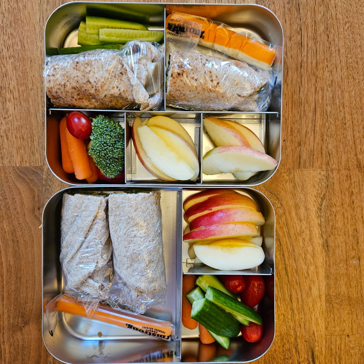Turkey and spinach hummus wraps — lunchbox by Maitremily in Vancouver