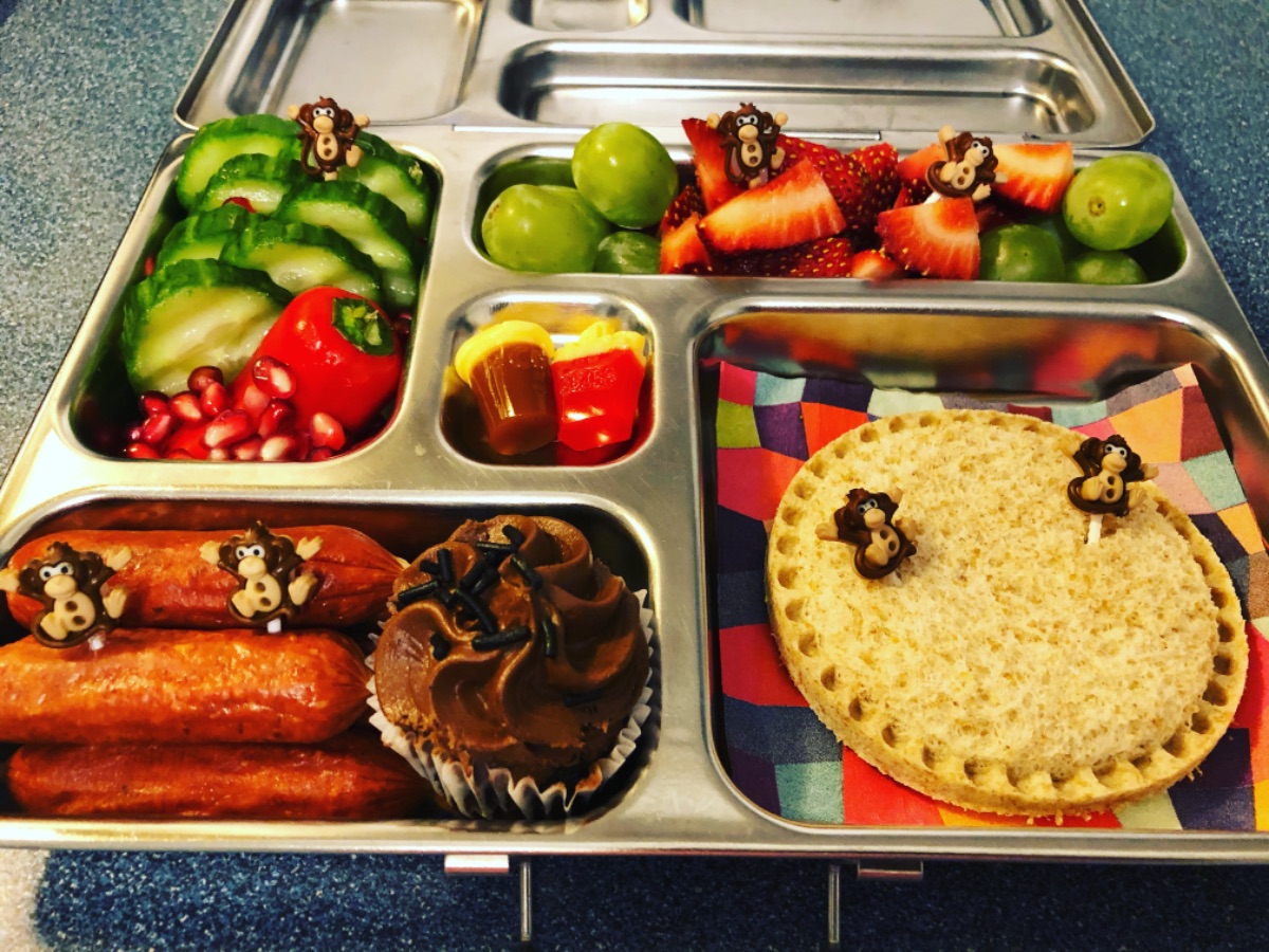 Monkey — lunchbox by Making lunches fun