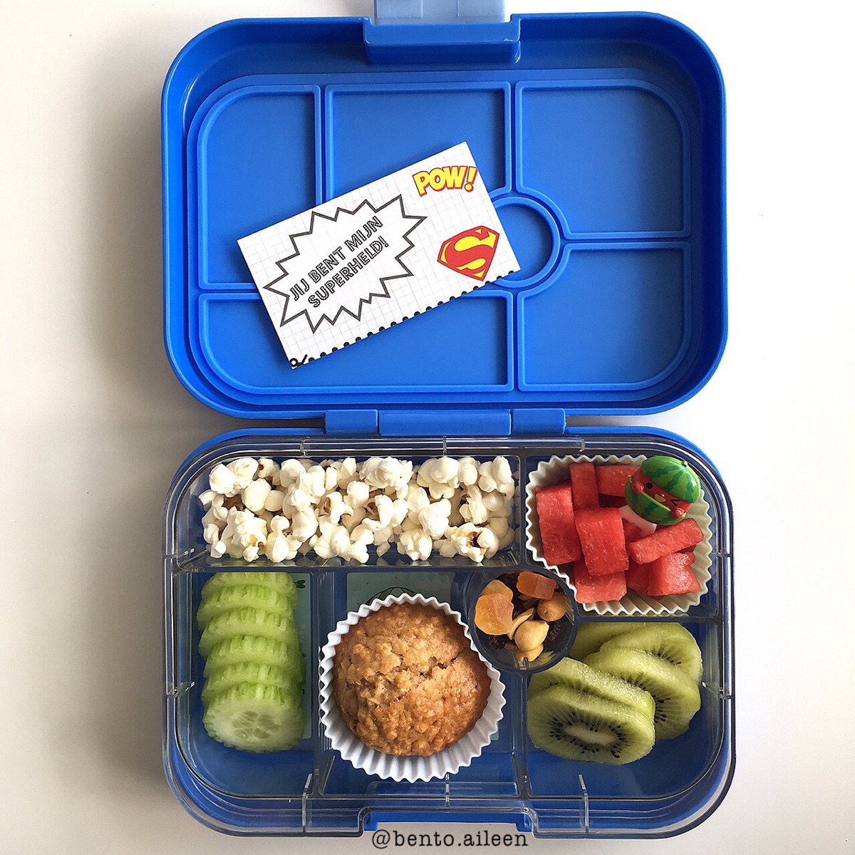 Oatmeal muffins — lunchbox by bento.aileen
